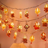 2026Happy New Year Lights String Creative Chun Word Night Lamp Spring Festival Supply