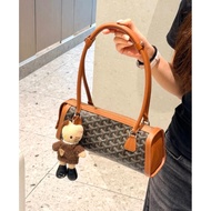 Bag Baguette Bag Dog Tooth Baguette Bag Dog Tooth Bag Bowling Ball Bag Underarm Bag Dog Tooth bonbon
