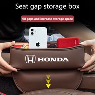 Car seat slot storage box leather suitable for Honda Avancier Free Jazz CRZ Breeze Accord City Civic