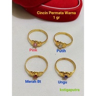 925 Silver Gold Plated Adult Ring