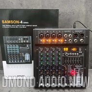 Mixer Audio Ashley Samson 4 Usb Bluetooth Original Mixing 4 Channel Samson4 ( bayar ditempat ) ashley