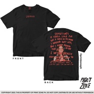 NEAT 【NEW T SHIRT】 LANA DEL REY SHIRT - GET FREE LYRICS BY PRINTZONE PH