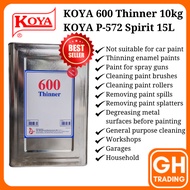 Thinner 10kg Spirit 15L Solvent Tinner Tiner Thiner Paint Thinner Paint Remover Thinner Cuci GP Thin