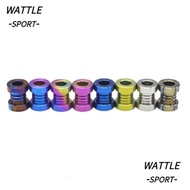 WATTLE TC4 Tool Beads, Titanium Alloy DIY Outdoor Lanyard Beads,  12*15mm 8 Styles EDC Multi Tools B