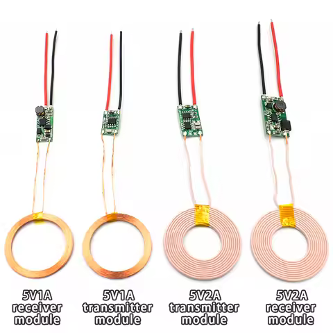 Wireless Charger Module 5V 1A/2A Wireless Power Supply Module Wireless Charger Module Transmitter Re