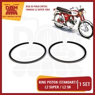 Ring Piston Set L2 Super Standart (PSP) Piston Ring Kit Seker Seher OS STD 0 YAMAHA L2 Super 1984