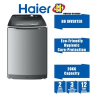 Haier Washing Machine (20.0KG) Eco-Friendly Inverter Care-Protection Soft Touch LED Panel Top Load Washer HWM200-M1990D