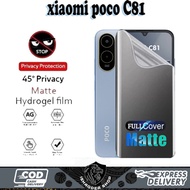 LAYAR HYDROGEL PRIVACY MATTE XIAOMI poco C81 C81 PRO ANTI-RADIATION FULL COVER SCREEN
