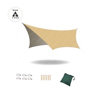 ฟลายชีท ทาร์ป hexagon shape 3x4เมตร