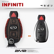 [2M2 Key Leather Case] Infiniti Q30 Extreme Car Sensor Smart Case Two-Button Style