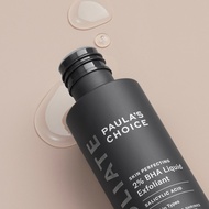 【100%Authentic】Paula's Choice Skin Perfecting 2% BHA Salicylic Acid Liquid Exfoliant Toner 118ml