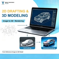 2D Drafting & 3D Design Service | CAD Drawing | 3D CAD Modeling | STL STEP DXF DWG PDF | Malaysia