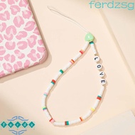 JENNIFERDZSG Mobile Phone Lanyard For Mobile Phone Case Colorful Beads Chain Mobile Phone Accessorie