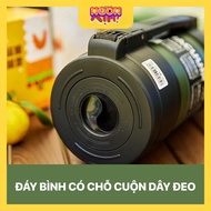 Bình giữ nhiệt cao cấp TRAVEL POT 24H inox 304 có dây xách dung tích 2000ml-2500ml GIỮ NHIỆT 24 GIỜ