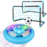 Hover Soccer Ball Set with 2 Goals, Rechargeable Indoor Air Floating Soccer Ball with LED Light and 