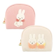 Japan miffy Miffy Rabbit Embroidered Makeup Bag Cartoon Cute Cotton Zipper Handheld Earphone Purse4.