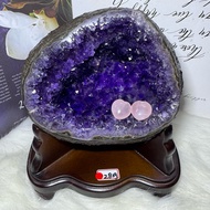 Small Mouth Love Top Uruguay Amethyst Cave ESPa+2.8kg ️ Money Bag Geode Wide Hole Deeply Gathering First Choice For Gifts Personal Use Lucky Fortune