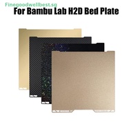 FBSG For Bambu Lab H2d Bed Plate 380x380mm PEO PET PEI Sheet Textured Double Sided For Bambu Lab H2D