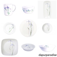 【Malaysia Ready Stock】✟Corelle Shadow Iris Loose Item (Fish PlatePasta BowlRim Soup BowlMugDinner PlateServing