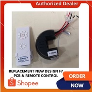 REPLACEMENT ELMARK F7 / TP102 CEILING FAN PCB BOARD & REMOTE CONTROL - ORIGINAL