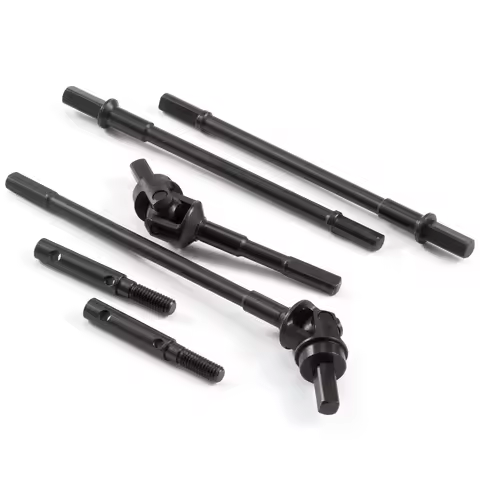 Heat Treated Steel VDI Universal Axle Front U-Joint Rear Straight Shaft Portal Stub Shafts for Axial