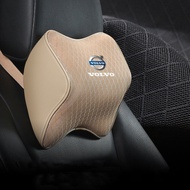 Volvo Car Neck Headrest Pillow Rest Head Mesh fabric Cushion Car Breathable Lumbar Support Pillow Fo