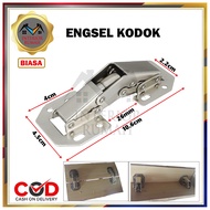 Engsel Kodok 4 Inch Tanpa Bobok & Bor Engsel Kodok 90 Derajad (isi 1 pcs)