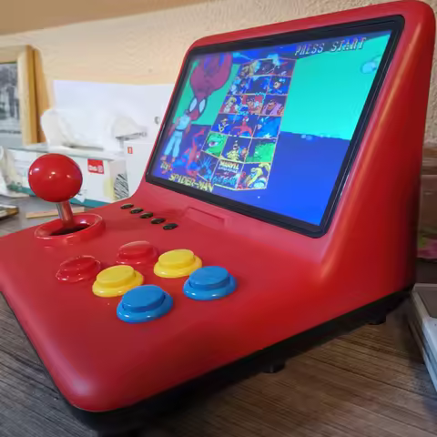 POWKIDDY A12 32G/64GB 9inch joystick arcade A7 architecture quad-core CPU simulator video game conso