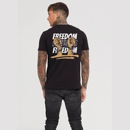 PLATINUM WORLD T-Shirt Break Rules Black Unisex Men - Women Couple Cotton 24s Premium Quality F15