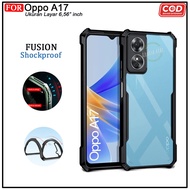 Case Oppo A17 A17k A18 A15 A74 4G A74 5G A95 4G A95 5G Softcase Fusion Shockproof Transparent Protec