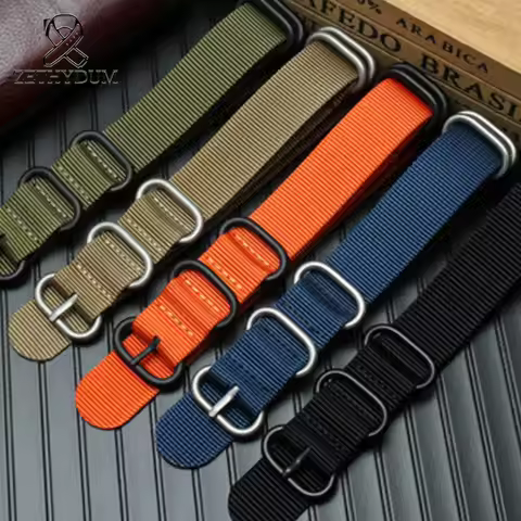 Nylon watch strap bracelet Watch Strap 20 22 23 24 26mm sport fashion bracelet watch accessories man