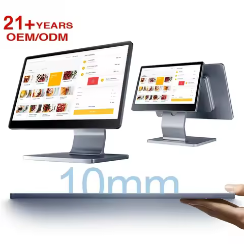 Custm Logo Cash Register Android Double Touch Screen Monior Pc All in One Pos Systems Machine for Su