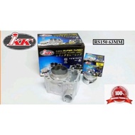 IKK RS150 SUPER TURBO RACING CYLINDER BLOCK SET FORGED PISTON &  RING ASSY 62MM 63MM