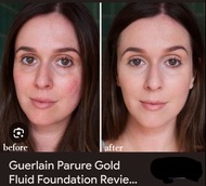 Guerlain Paris pure gold skin foundation 法國嬌蘭粉底液