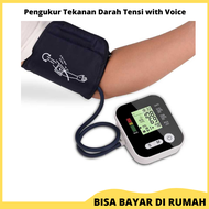Pengukur Tekanan Darah Tensi Electronic Blood Pressure Monitor with Voice / Alat Ukur Tensi Darah / Alat Tensi Tekanan Darah / Alat Tes Kesehatan / Monitor Tekanan Darah / Alat Tensi Darah Digital / Alat Cek Tekanan Darah Digital / Alat Tensi Darah Murah