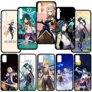 OPPO Reno 5 4 Pro 3 Reno4 Reno5 F19 A74 4G Cover Soft Casing EC105 Genshin Impact Albedo Xiao Silico