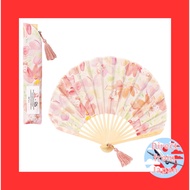 Sanrio Characters × Wpc. Patterns Gift Boxed Folding Fan, Pink (Hello Kitty) W084-SA32-204 [Direct f