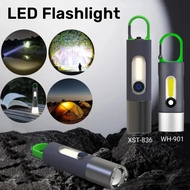 Mini Torch Light LED Keychain Flashlight Rechargeable Waterproof Torch Light Lamp Lantern Hiking Cam