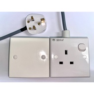 [Ready Stock] IoT ENABLED WALL PLUG SOCKET 240V |  | EXTENSION IOT PLUG | WIFI SMART PLUG | REMOTE W