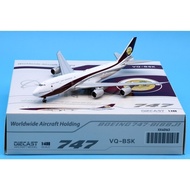 XX40163 Alloy Collectible Plane Gift JC Wings 1:400 Worldwide Aircraft Holding Boeing B747-8 Diecast