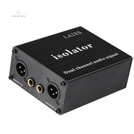 🔥Audio Signal Isolator 2-Channel Audio Isolator Noise Reduction Filter 6.5 XLR Mixer Audio Isolator