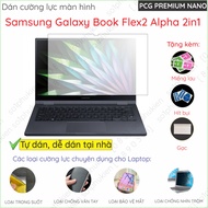 Samsung Galaxy Book Flex 2 Alpha 2 in 1/ Flex2 5G nano flexible tempered screen protector, ultra-thi