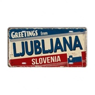 1 pcs Minishow Wall Art Du lịch châu Âu: România Hungaria Croatia Estonia Latvia Ukraina Nga Litva B
