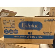 Enfalac Baby GE 160g x24 total 3.84kg exp 8/2027