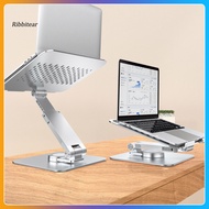  Standing Desk Laptop Stand Cooling Laptop Stand 360° Rotatable Laptop Stand Adjustable Height Folding Holder for Notebook Phone Tablet