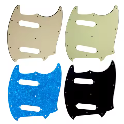 Fei Man - Pickguard For Fender American Mustang, Guitar Parts, No Control Hole, Scratch Plate, Best 
