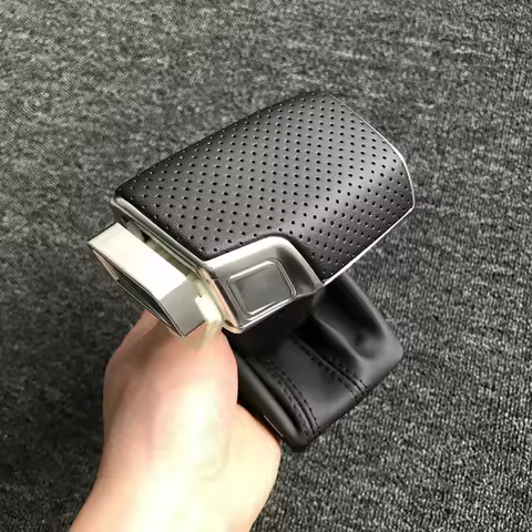 Car Leather Chrome GEAR Shift Knob shift knobs FOR AUDI A6 A7 A3 A4 A5 c6 Q5 2009 2010 2011 2012 201