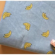 Canvas fabric with banana print, wholesale canvas fabric, wholesale canvas pattern | HiQi Fabric Sho