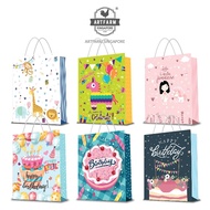 ✅SG Birthday Bags Gift Paper Bag Gift Party Bags Goodies Bag Children Kids Party Door Gifts Bag Paper Carrier Artfarm