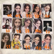 IVE 小卡 特典 Yujin Gaeul Rei Wonyoung Liz Leeso 秋天 李瑞 After Like Love Dive Eleven I am Season’s Greetin